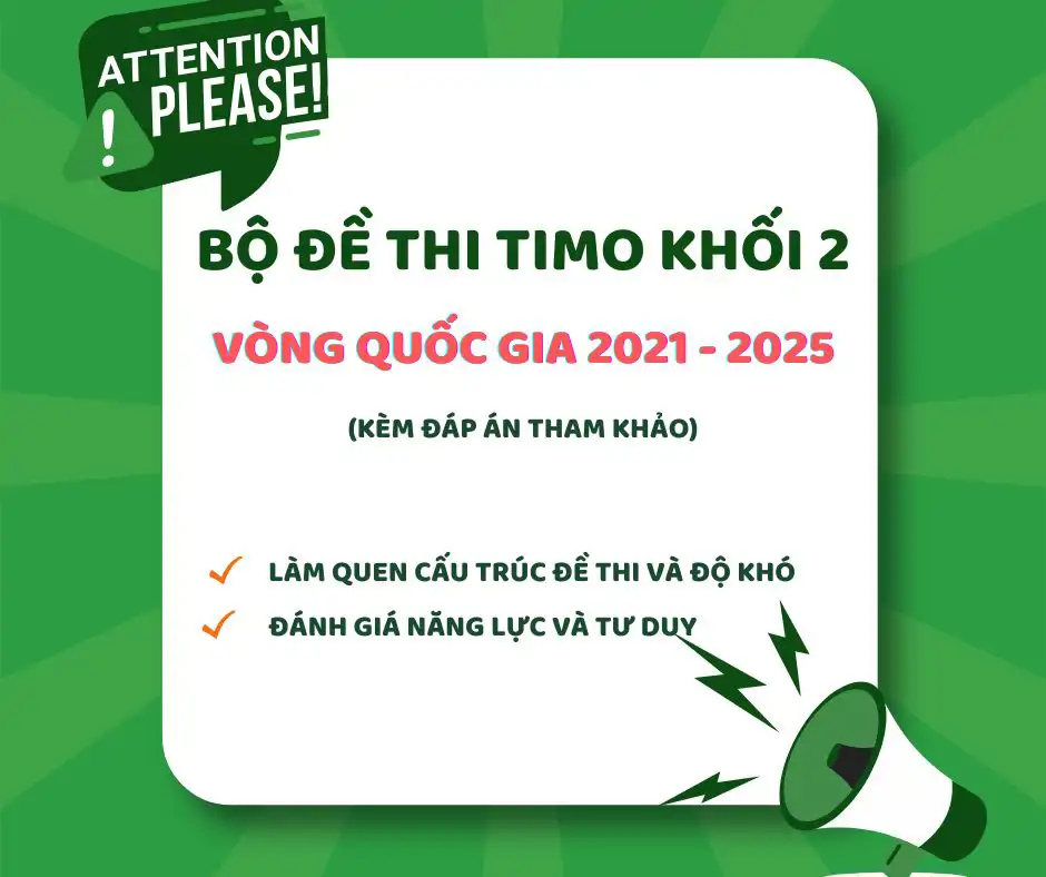Hành Trình Chinh Phục TIMO Lớp 2: Cẩm Nang & Trọn Bộ Đề Thi 5 Năm Gần Nhất