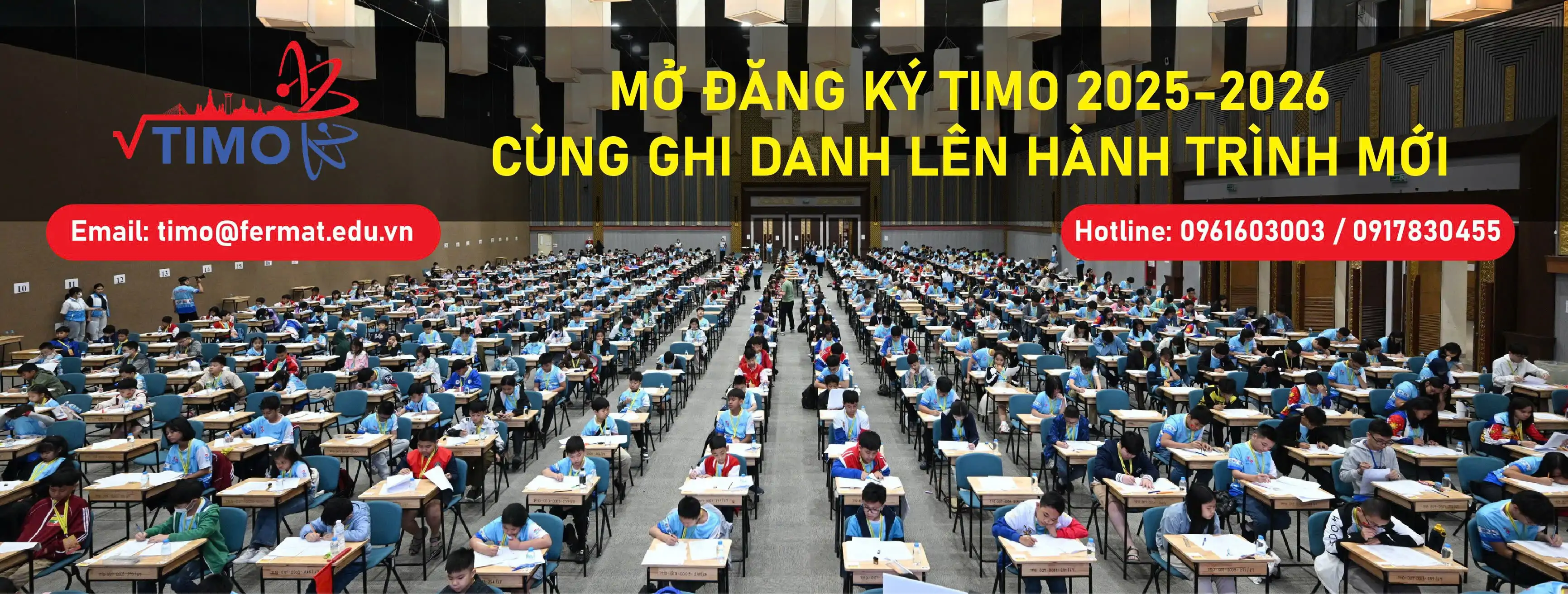[MỚI NHẤT] Kỳ Thi TIMO 2025-2026 Chính Thức Mở Đăng Ký: Cơ Hội Vàng Cho Tài Năng Toán Học Việt Nam