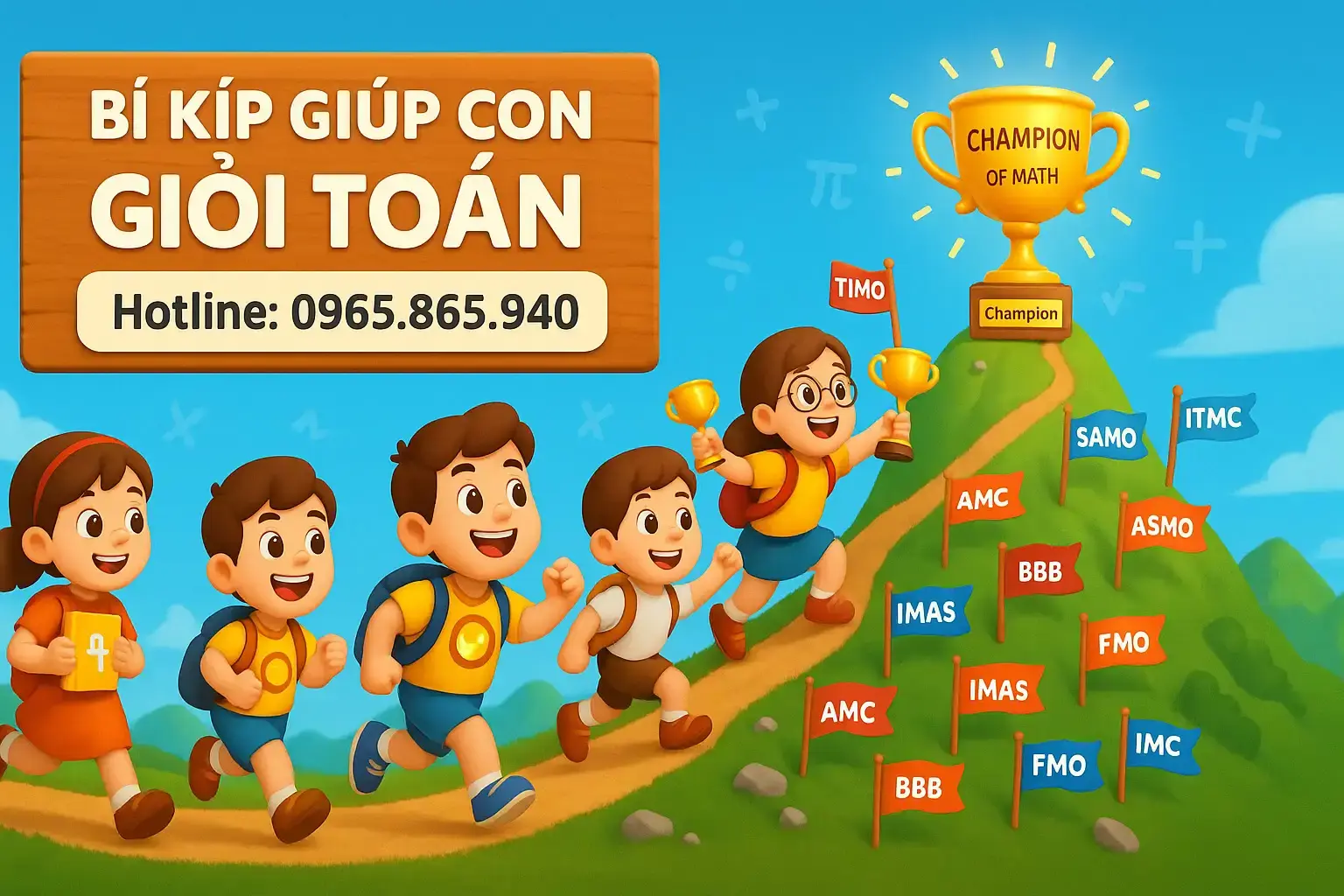 Bí Quyết Giúp Con Yêu Thích Và Học Giỏi Toán Chuẩn Bị Cho Các Cuộc Thi Quốc Tế